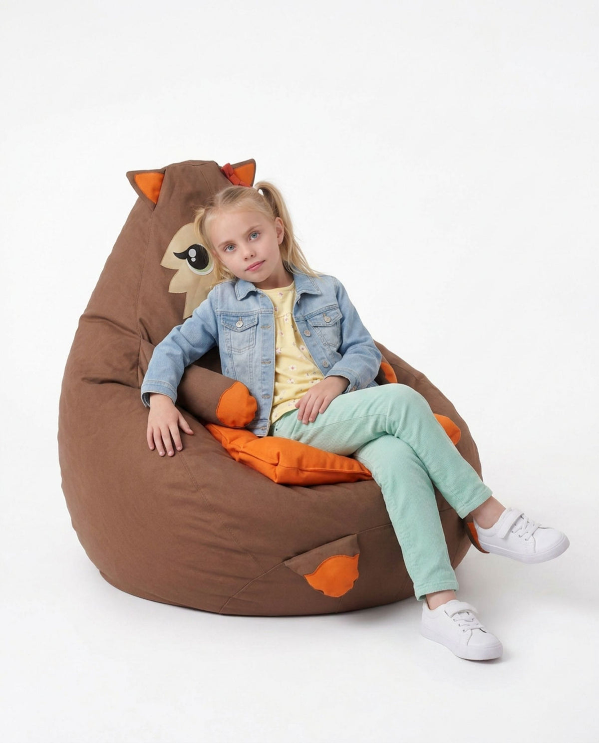 Cute Cat Bean Bag Chair Cover