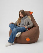 Cute Cat Bean Bag Chair Cover