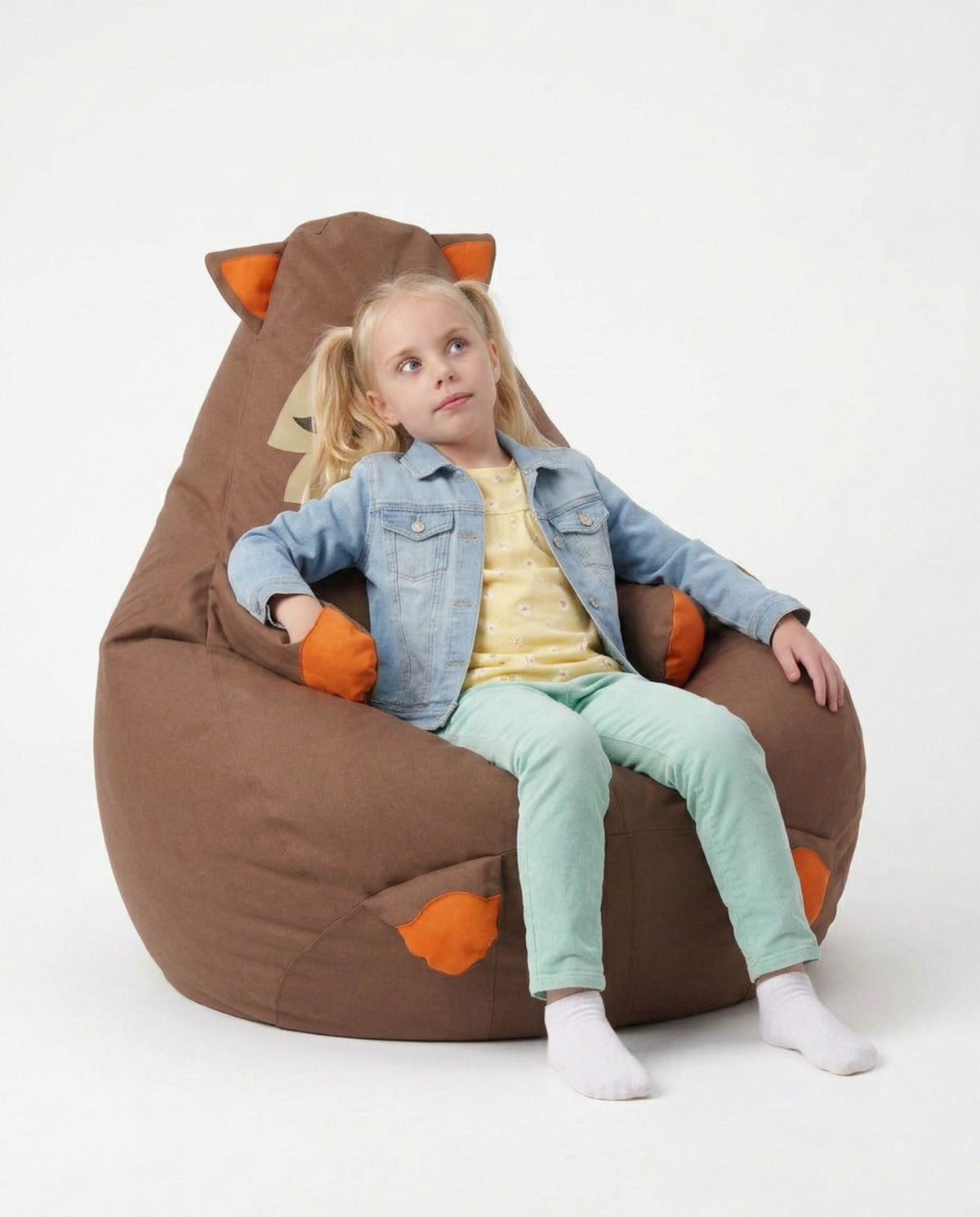 Cute Cat Bean Bag Chair Cover