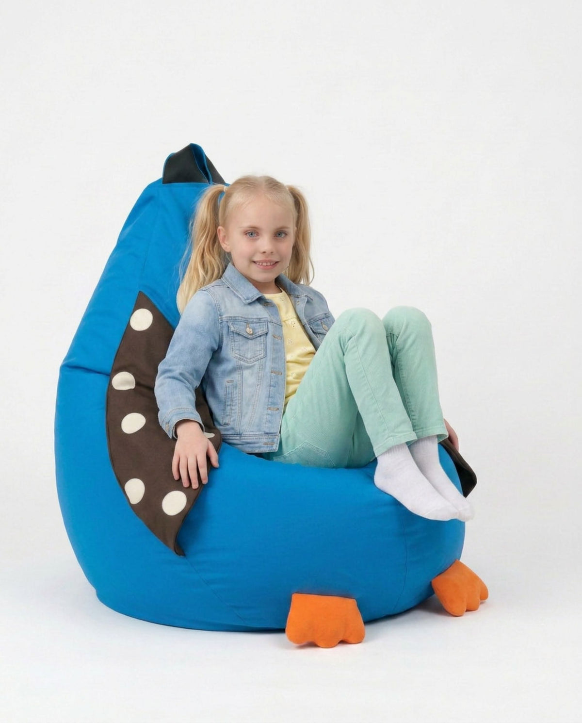 Owl Polka Dot Bean Bag Chair Cover