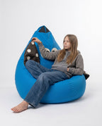 Owl Polka Dot Bean Bag Chair Cover