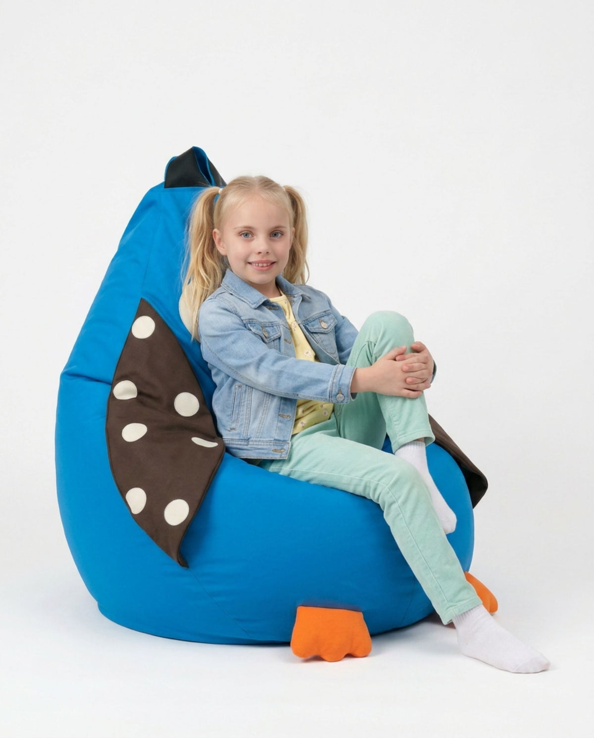 Owl Polka Dot Bean Bag Chair Cover