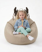 Cute Deer Bean Bag Chair Cover