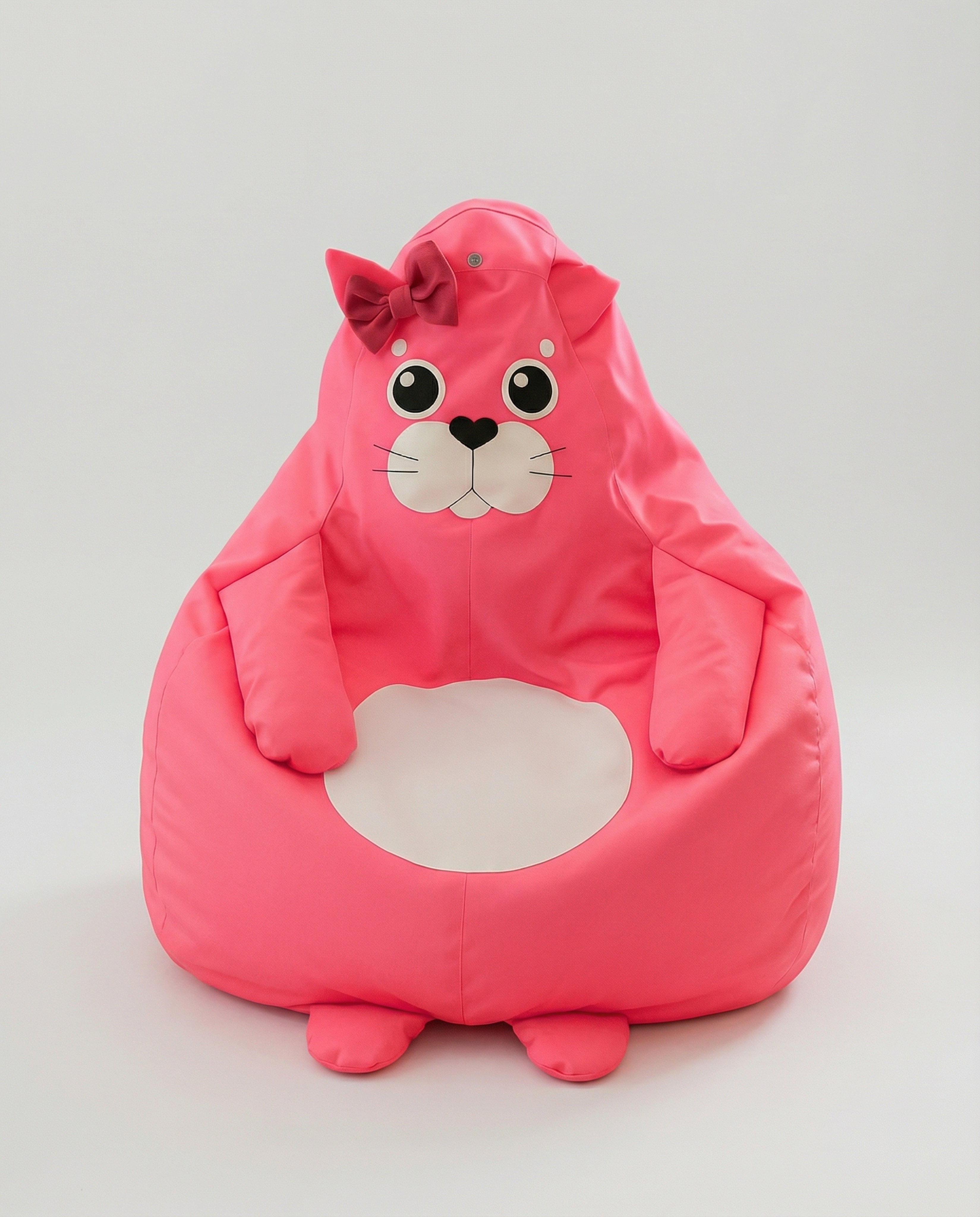 Pink Cat Bean Bag Chair