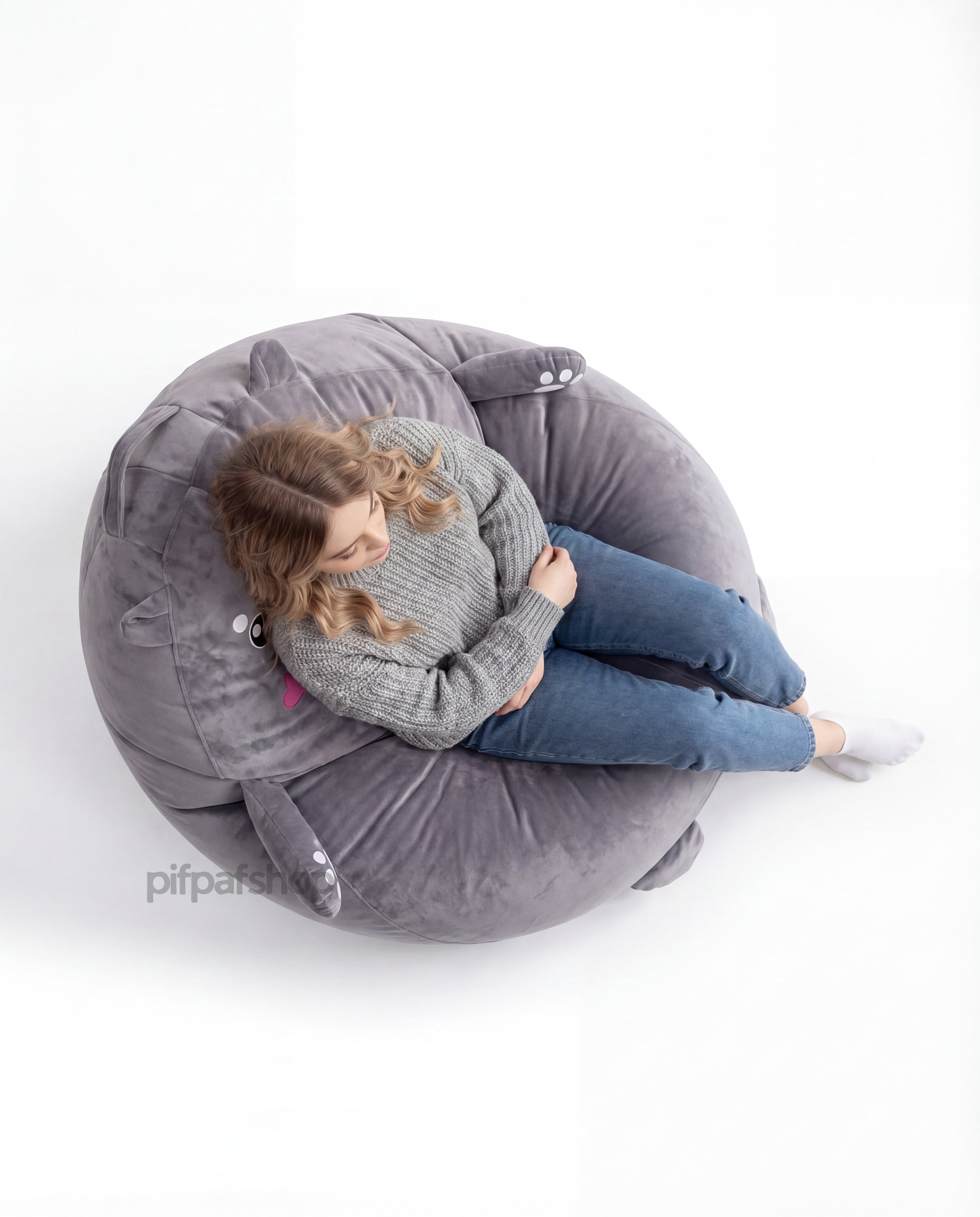 Cute Seal Bean Bag Chair Cover