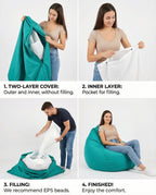 Cute Cat Bean Bag Chair