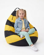 Bee Bean Bag Chair Cover