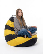 Bee Bean Bag Chair Cover