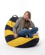 Bee Bean Bag Chair Cover