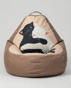 Hugging Cats Bean Bag Chair