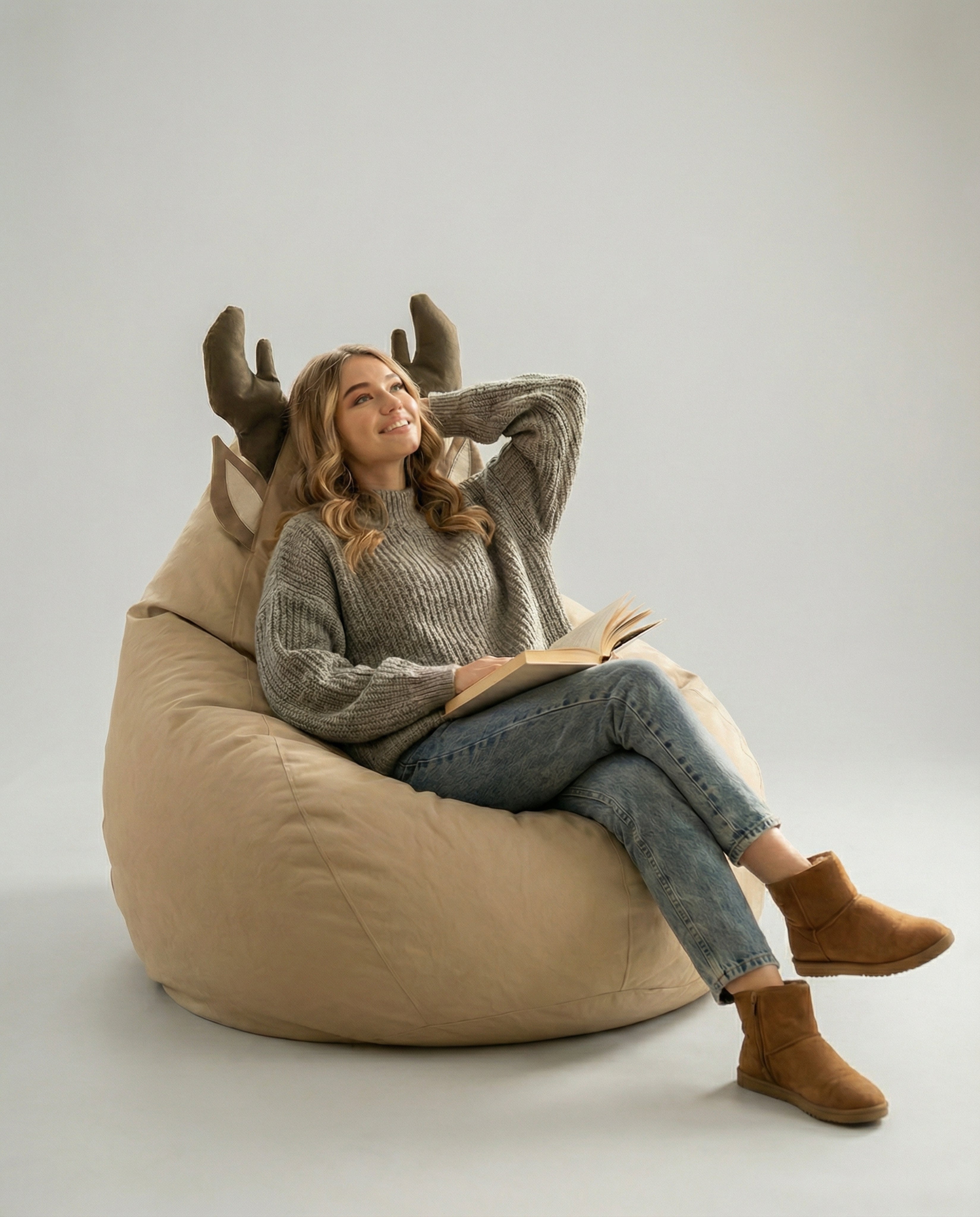 Cute Deer Bean Bag Chair