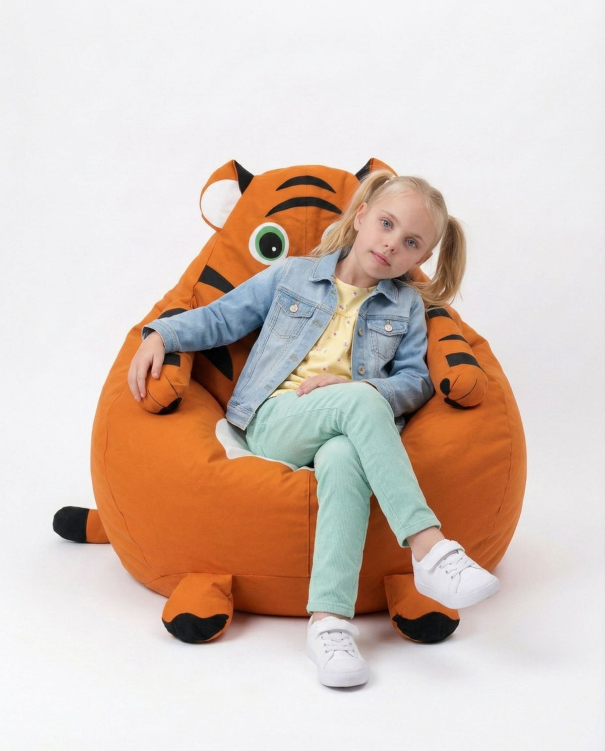 Tiger Bean Bag Chair Cover