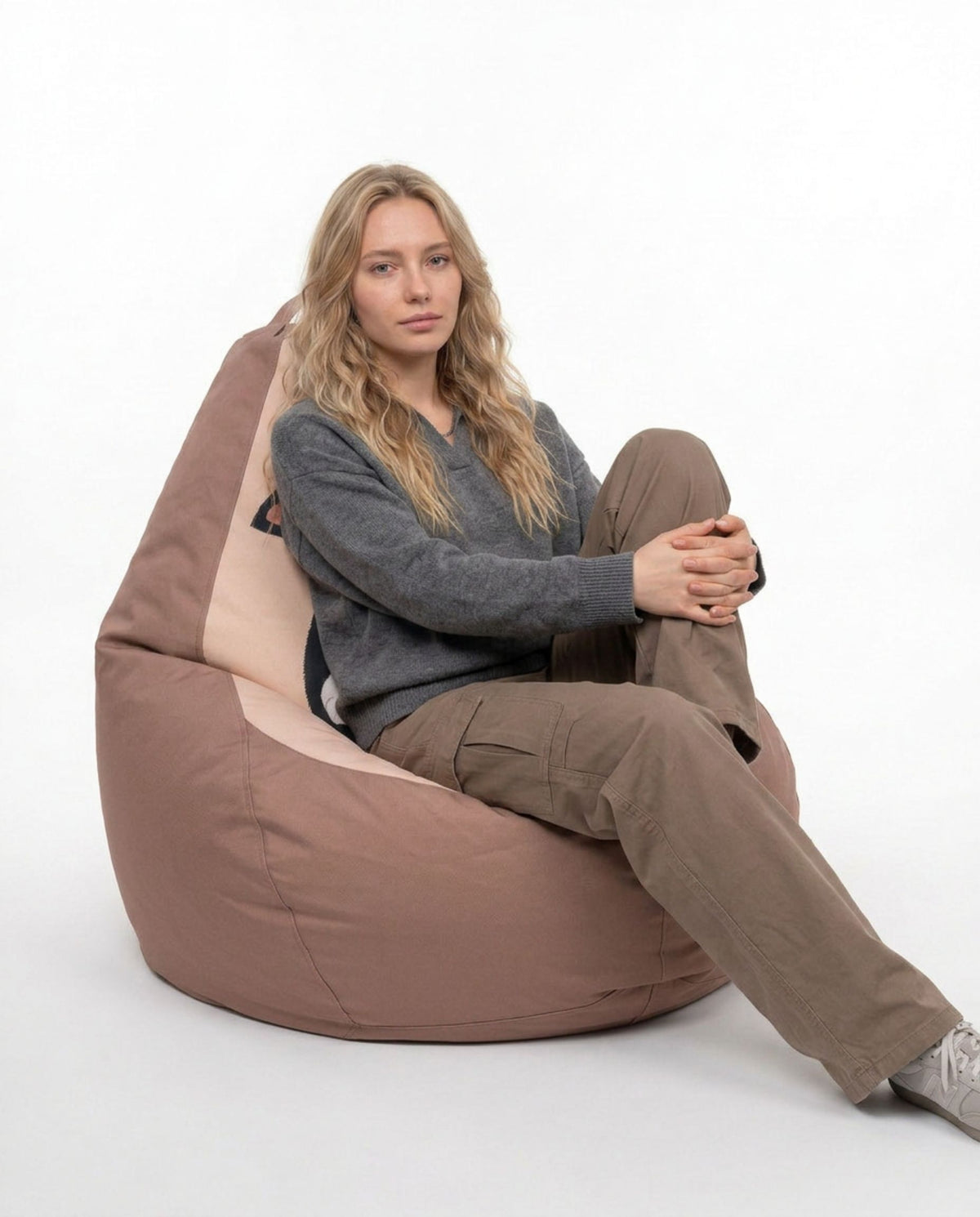 Hugging Cats Bean Bag Chair Cover