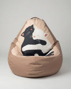 Hugging Cats Bean Bag Chair
