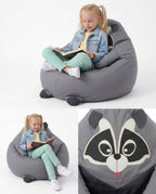 Raccoon Bean Bag Chair Cover