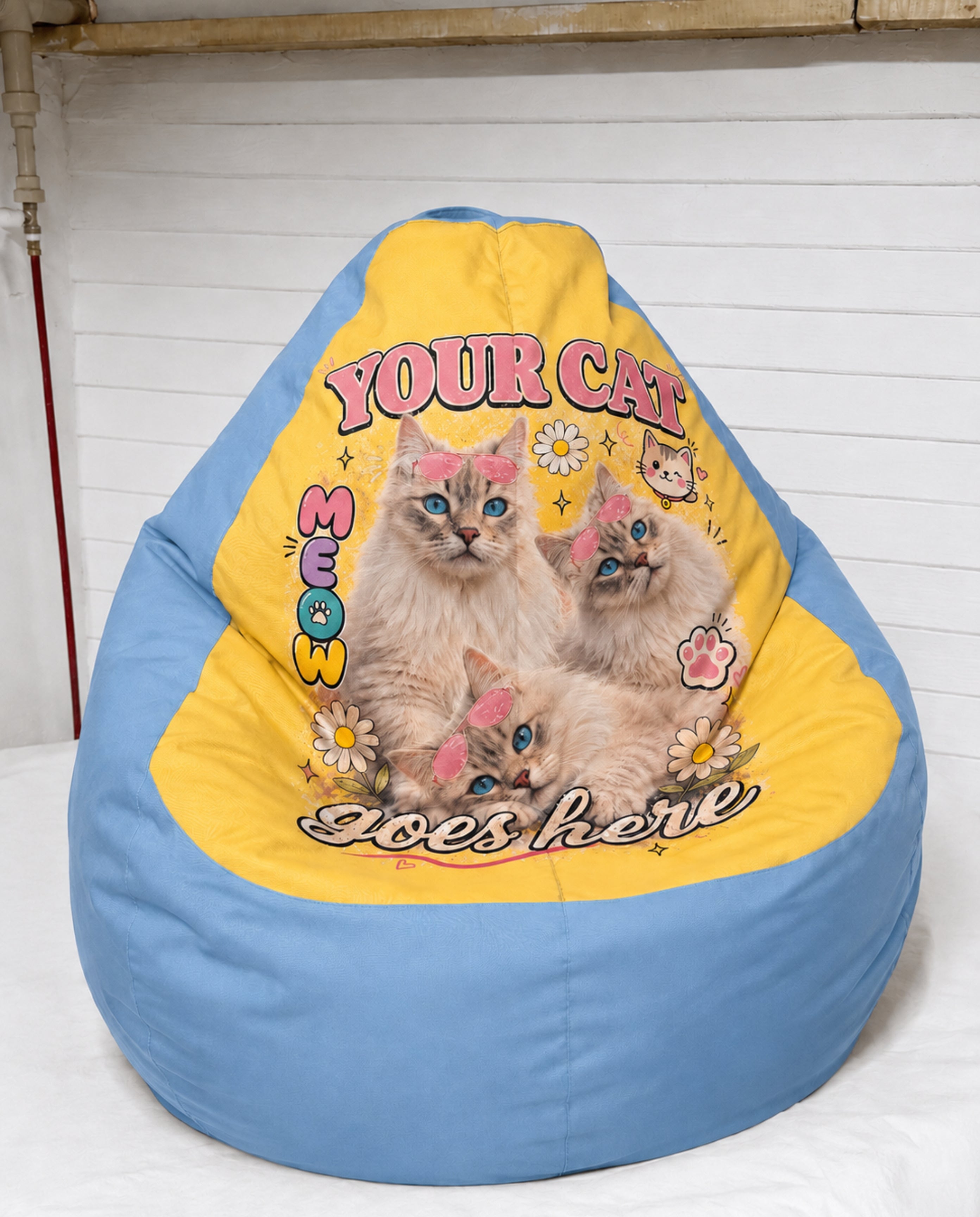 Custom Pet Bean Bag Chair Cover