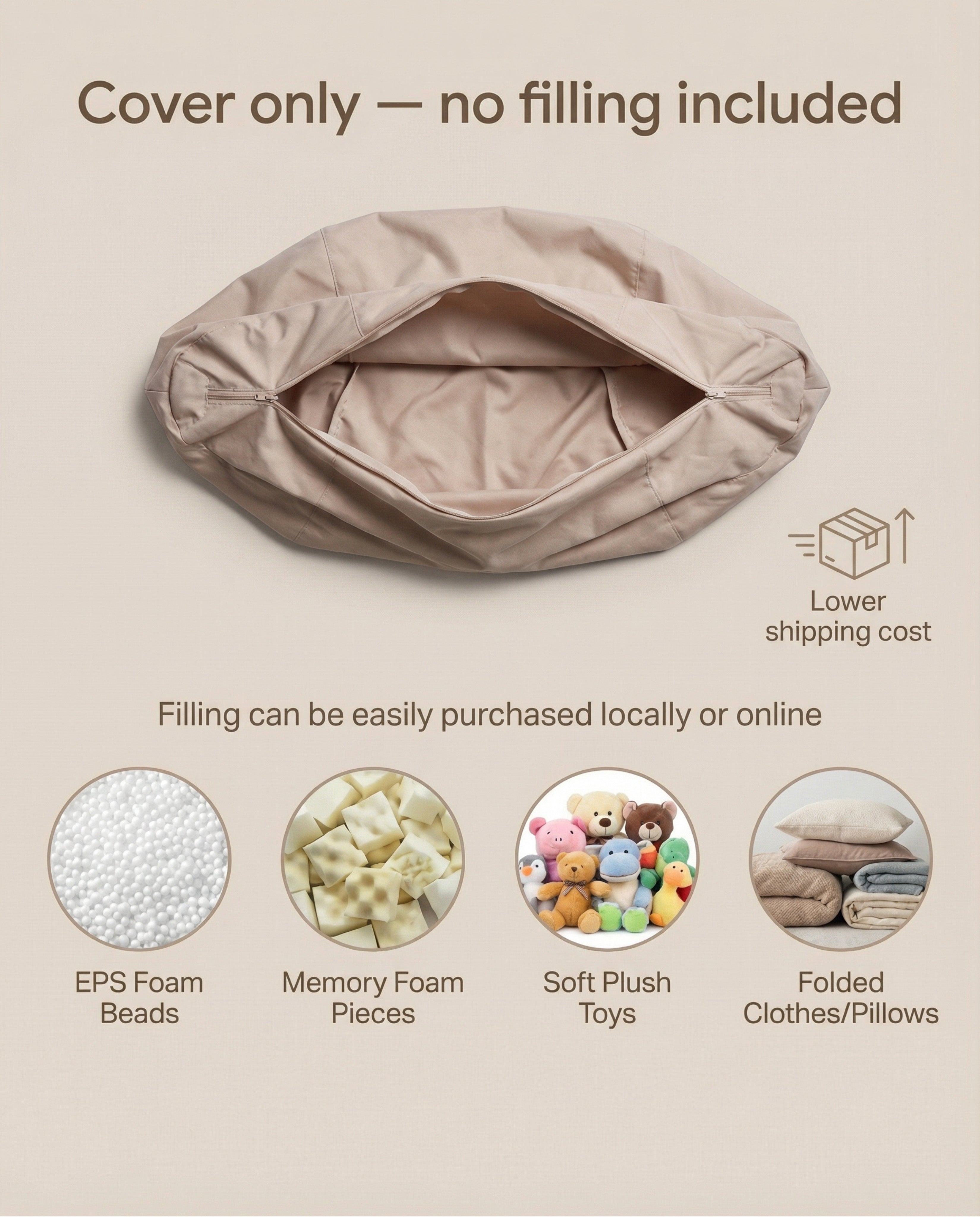 Cute Cat Bean Bag Chair