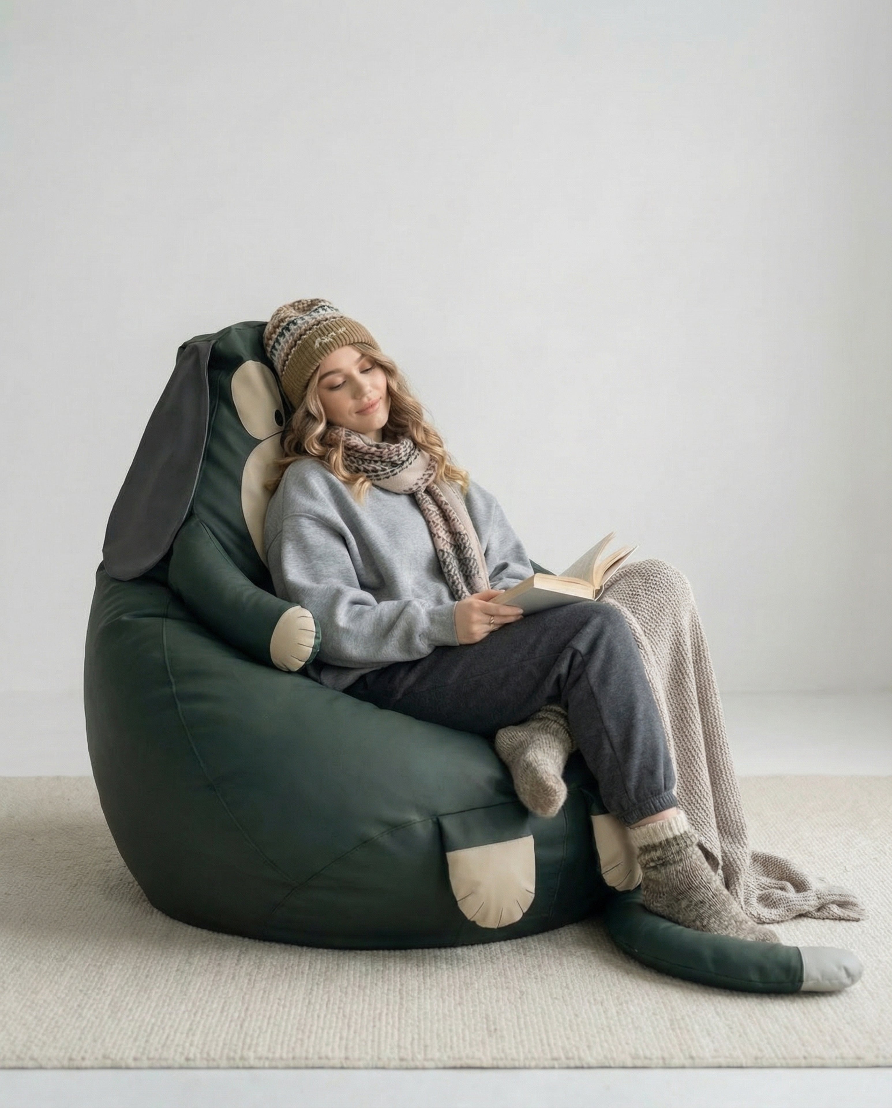 Dog Bean Bag Chair Cover