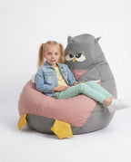 Owl Bean Bag Chair Cover