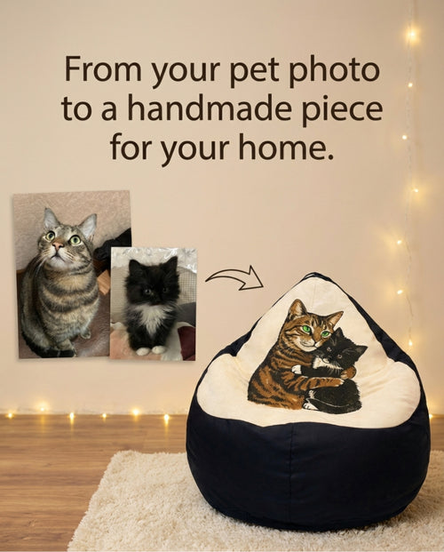 Custom Pet Bean Bag Chair