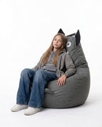 Wolf Bean Bag Chair Cover