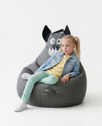 Wolf Bean Bag Chair Cover