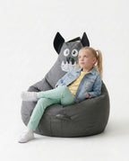 Wolf Bean Bag Chair Cover
