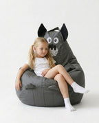 Wolf Bean Bag Chair Cover