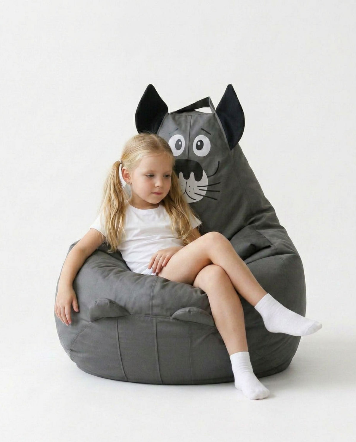 Wolf Bean Bag Chair Cover