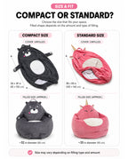 Cute Seal Bean Bag Chair Cover